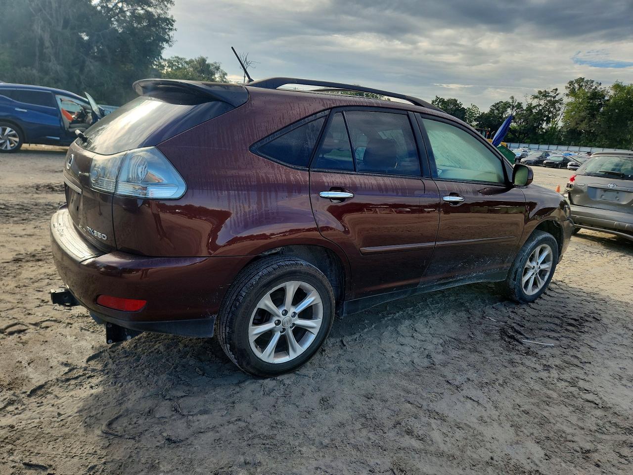 2009 Lexus Rx 350 Бордовый vin: JTJHK31U392856049