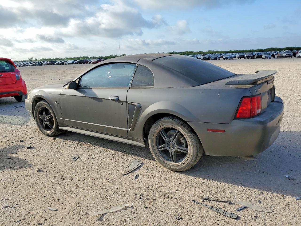 2003 Ford Mustang Gray vin: 1FAFP40423F406465