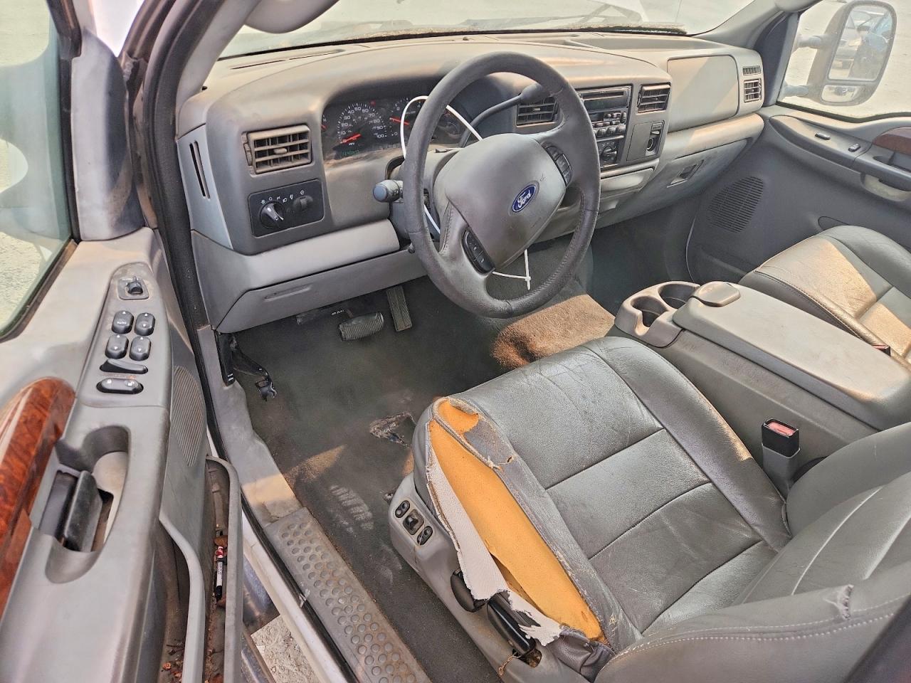 2004 Ford F250 Super Duty White vin: 1FTNW20S94EB39327