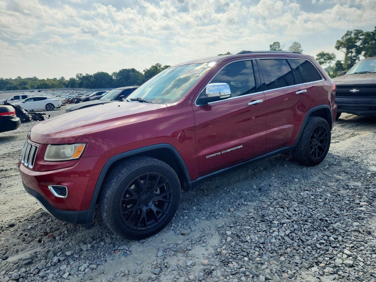 2014 Jeep Grand Cherokee Limited Red vin: 1C4RJEBM8EC326443