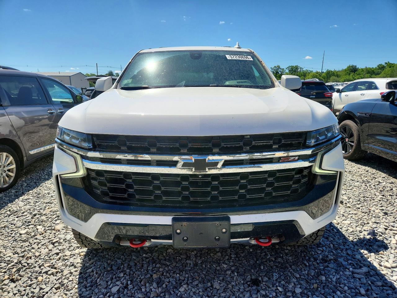 2021 Chevrolet Tahoe K1500 Z71 White vin: 1GNSKPKD8MR105518