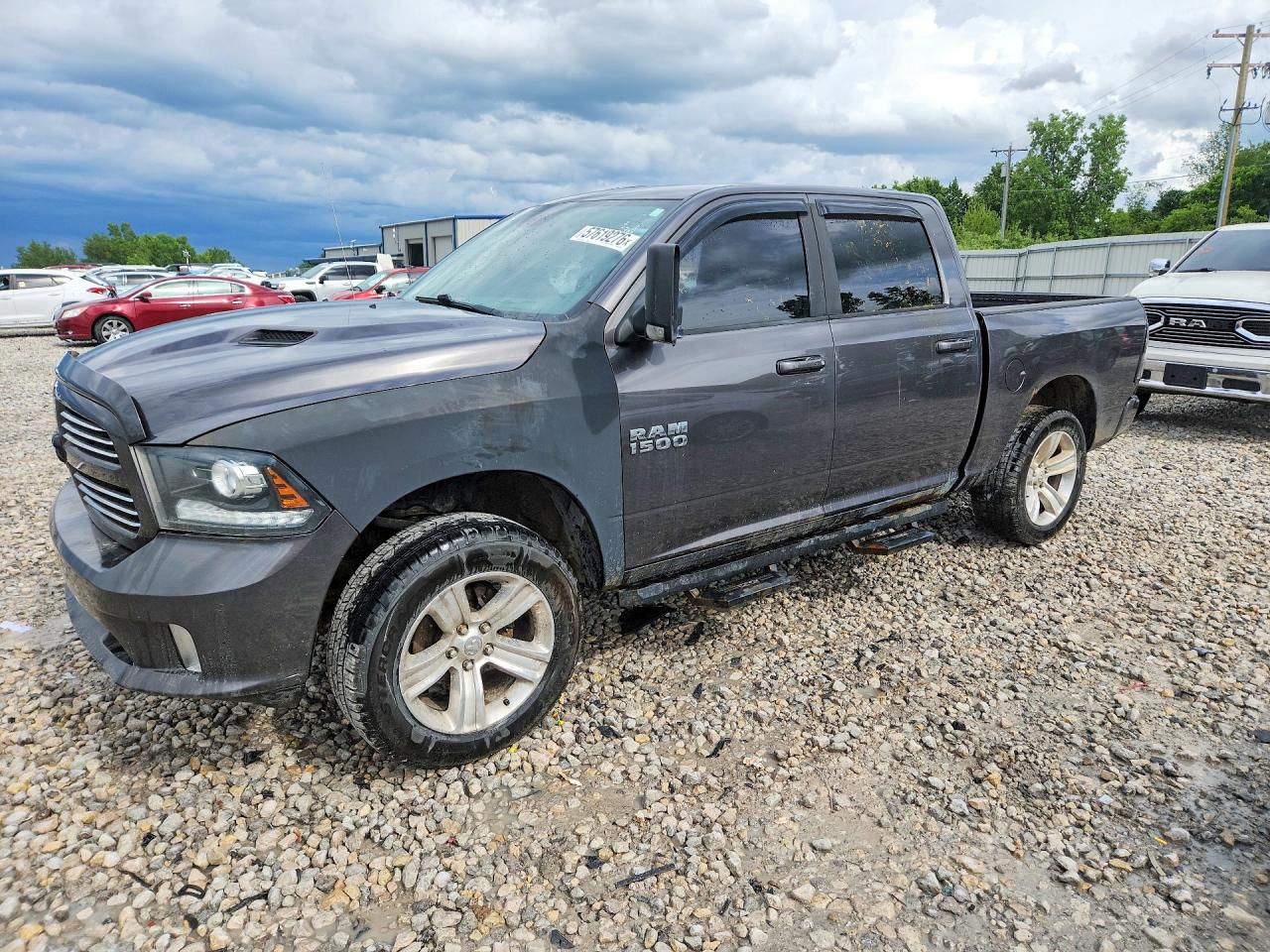 2014 Ram 1500 Sport Black vin: 1C6RR7MT8ES212240