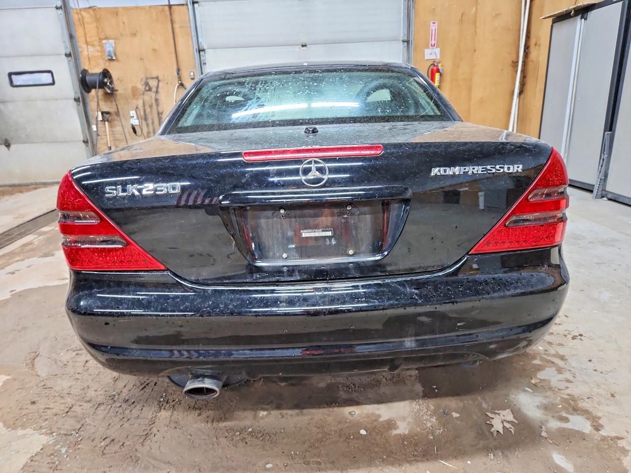 2001 Mercedes-benz Slk 230 Kompressor Black vin: WDBKK49FX1F184636