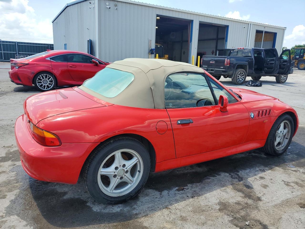 1998 Bmw Z3 1.9 Red vin: 4USCH7331WLE09181