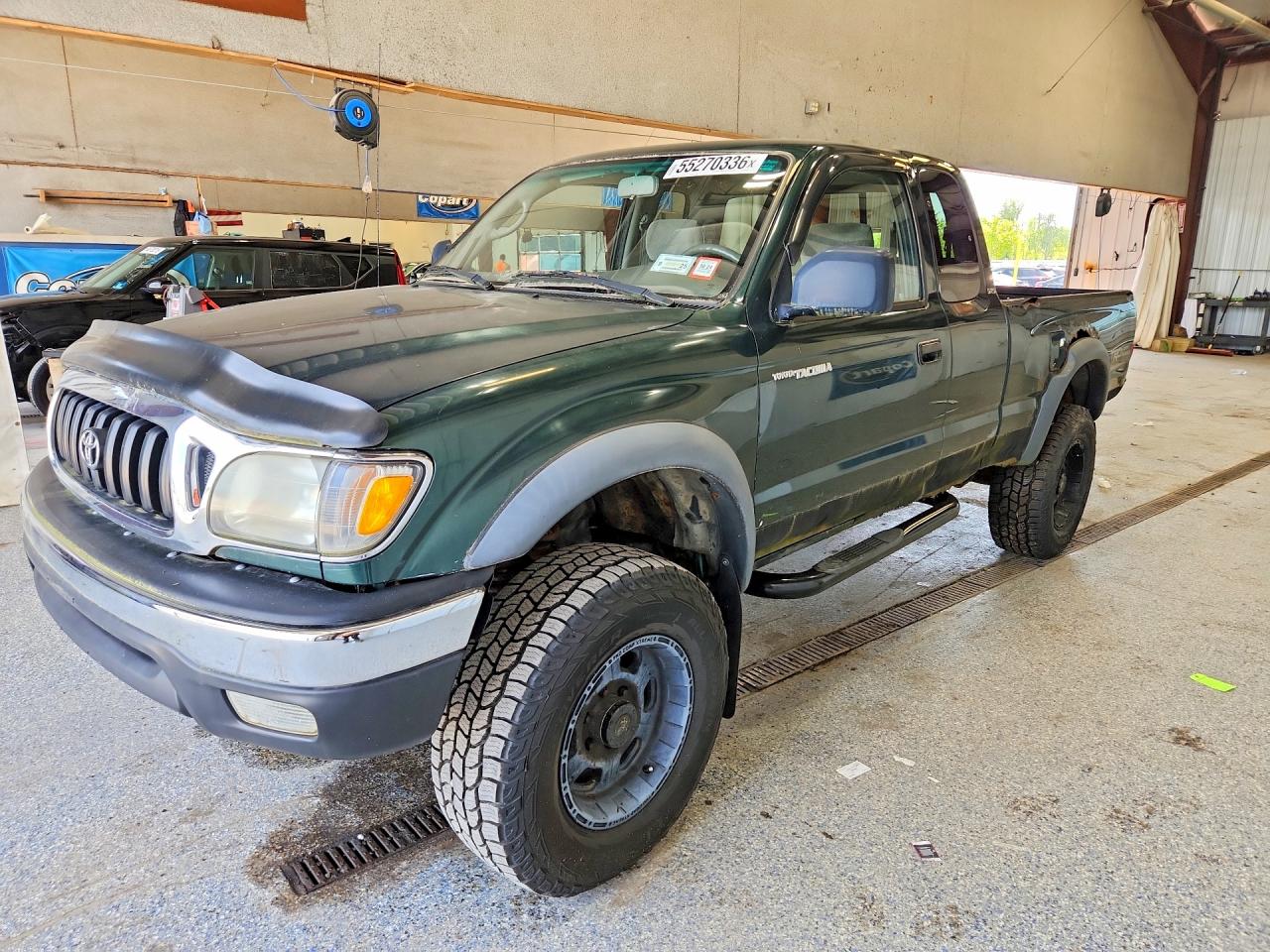 2003 Toyota Tacoma Xtracab Green vin: 5TEWN72N93Z238544