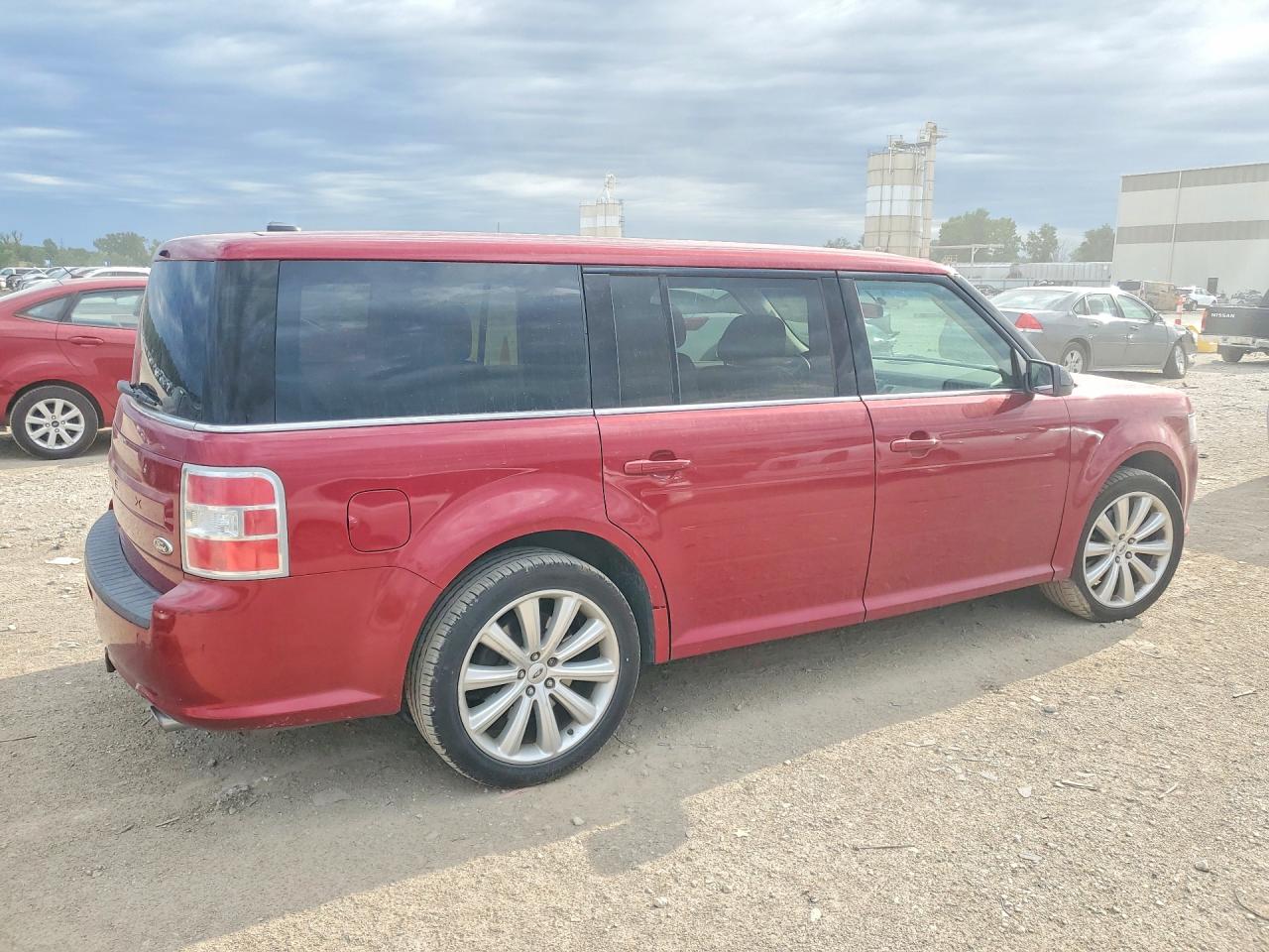 2013 Ford Flex Sel Red vin: 2FMGK5C86DBD32242