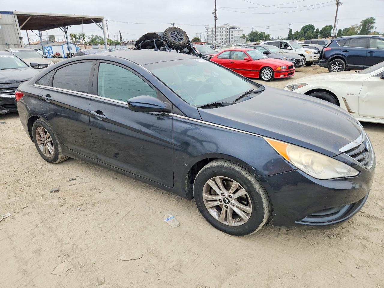 2013 Hyundai Sonata Gls Blue vin: 5NPEB4AC4DH713329