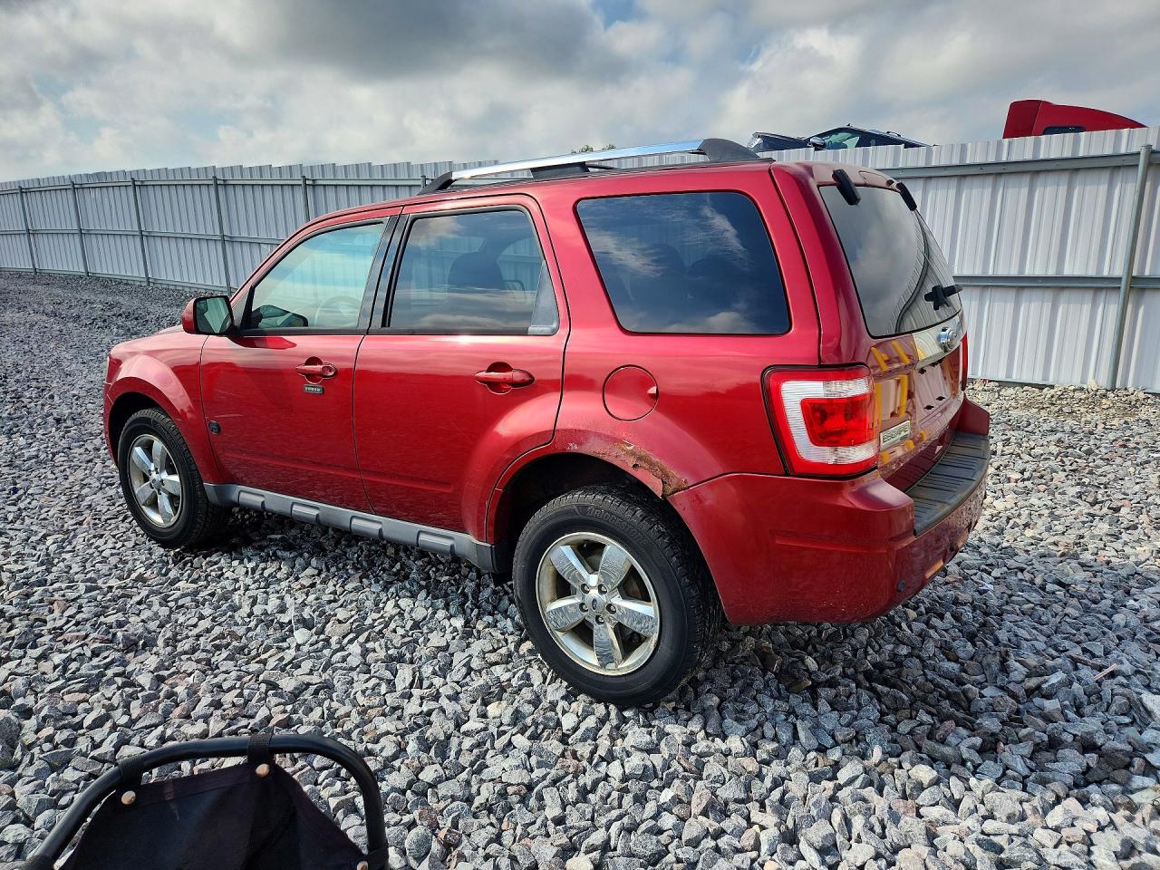2012 Ford Escape Limited Red vin: 1FMCU9E71CKC45034