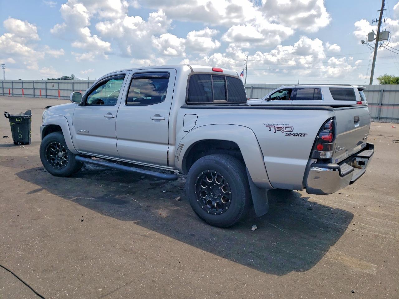 2007 Toyota Tacoma Double Cab Silver vin: 5TELU42N27Z402405