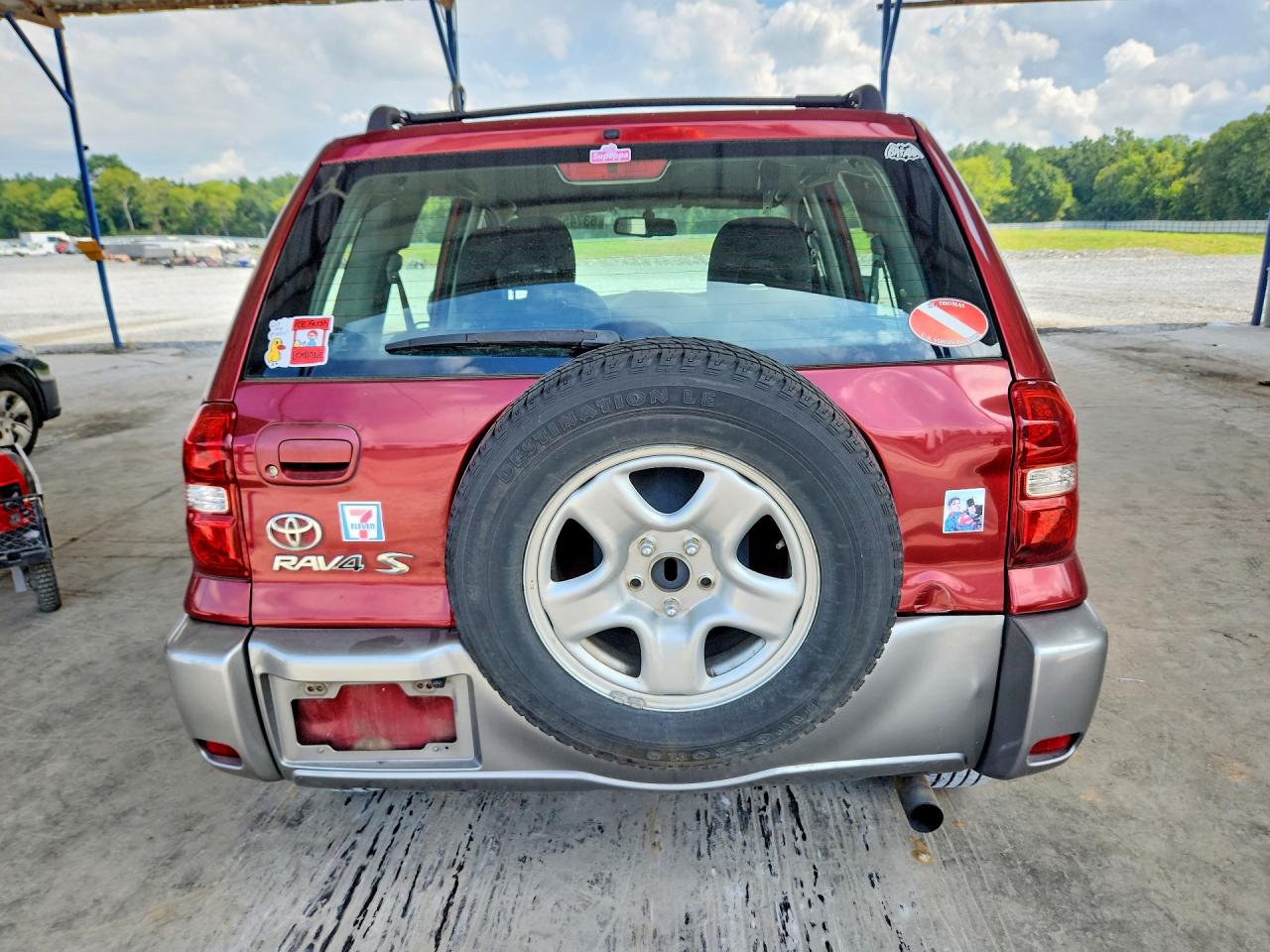 2004 Toyota Rav4 Base Maroon vin: JTEGD20V540001009