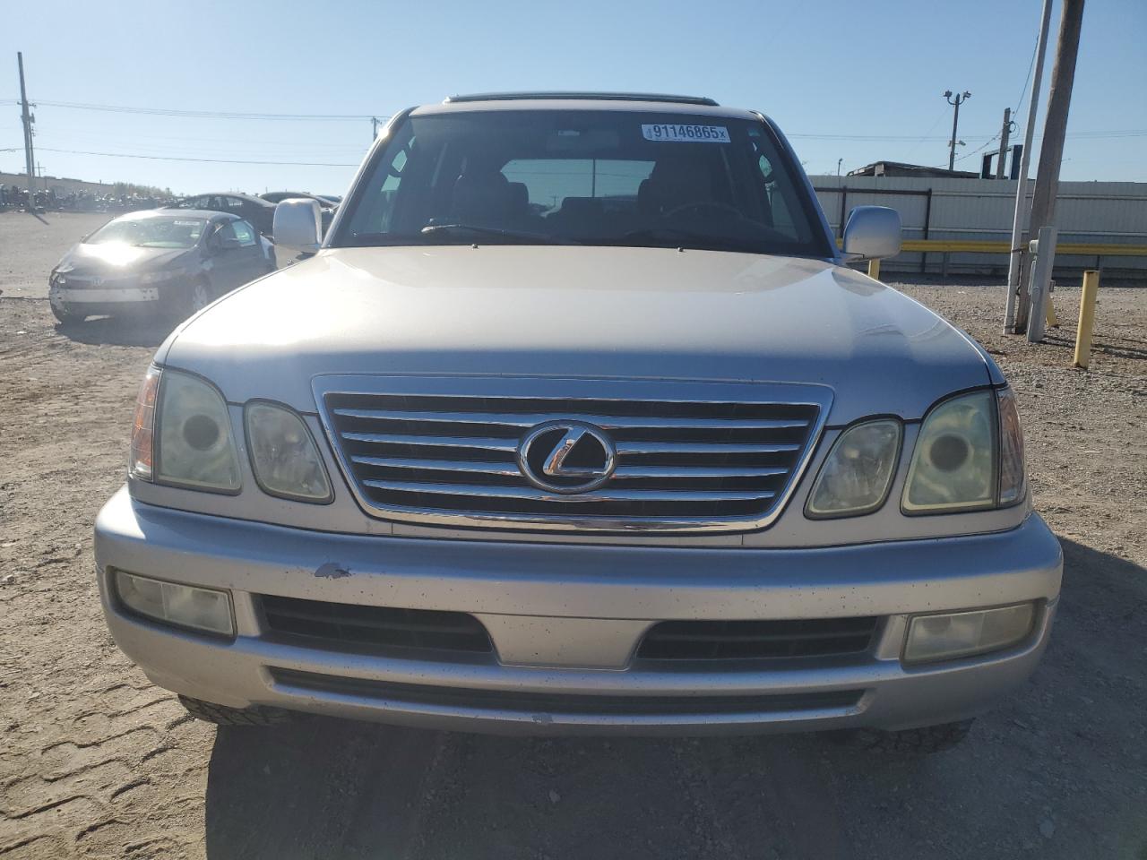 2006 Lexus Lx 470 Silver vin: JTJHT00W764012157
