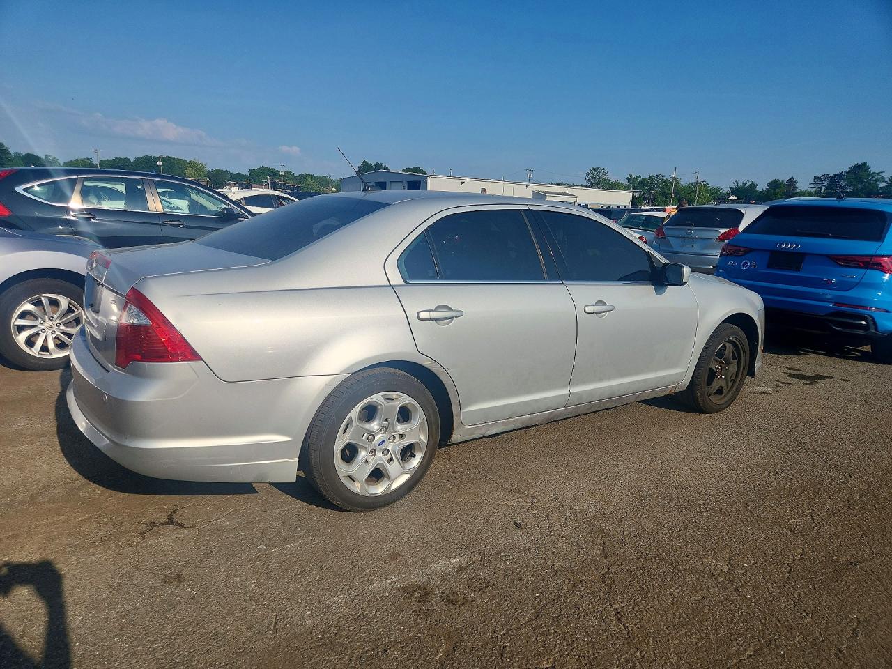 2010 Ford Fusion Se Silver vin: 3FAHP0HA6AR348095