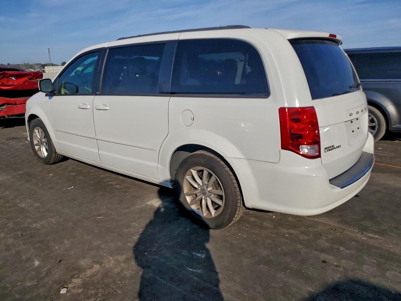 2014 Dodge Grand Caravan Sxt White vin: 2C4RDGCG0ER173768
