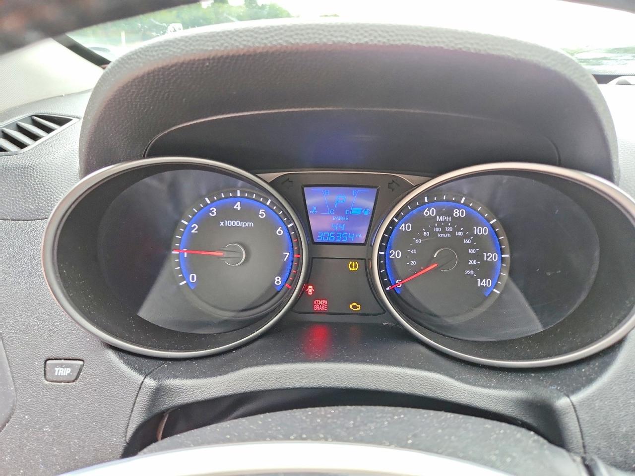 2011 Hyundai Tucson Gls Blue vin: KM8JUCAC4BU200843