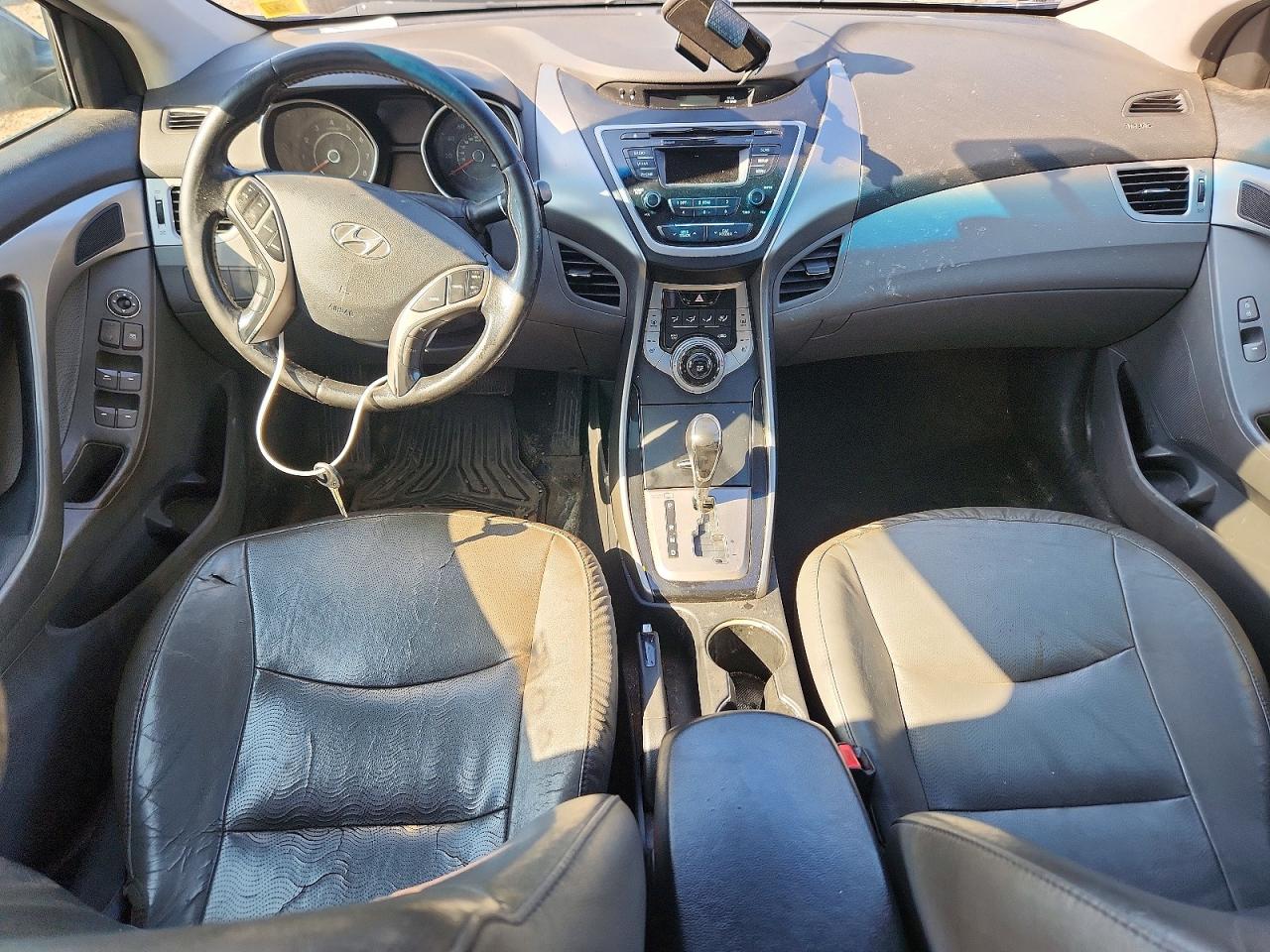 2013 Hyundai Elantra Limited Blue vin: 5NPDH4AE9DH249370