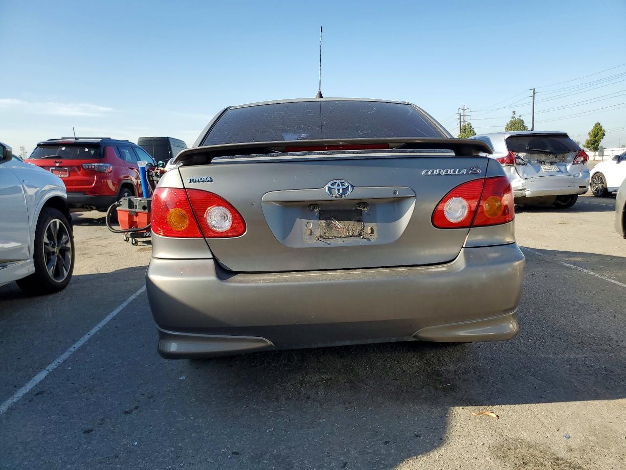 2003 Toyota Corolla S Gray vin: 1NXBR32E53Z159484