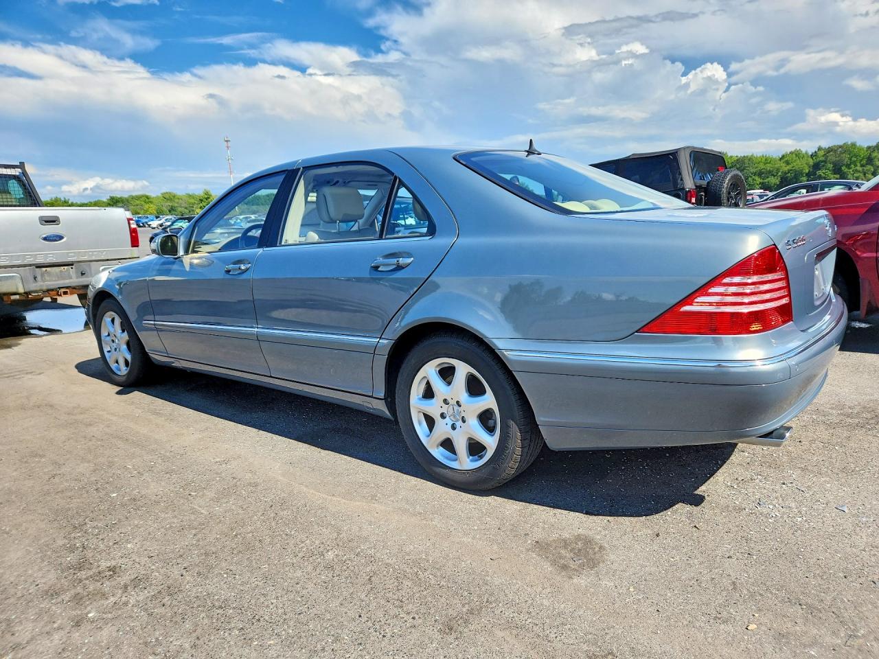 2004 Mercedes-benz S 500 4matic Blue vin: WDBNG84J74A417228