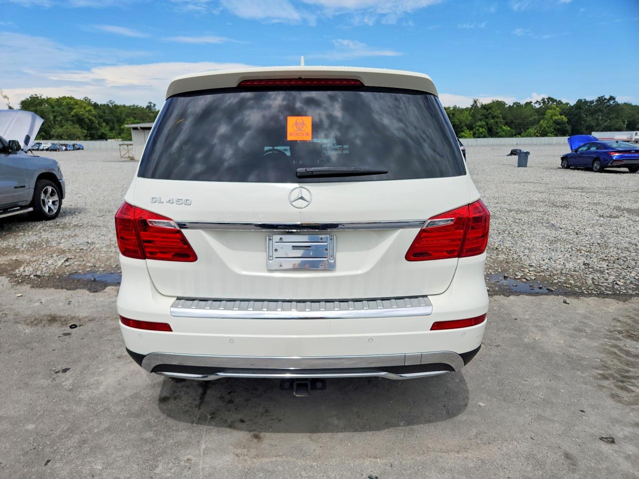 2013 Mercedes-benz Gl 450 4matic White vin: 4JGDF7CE8DA169758