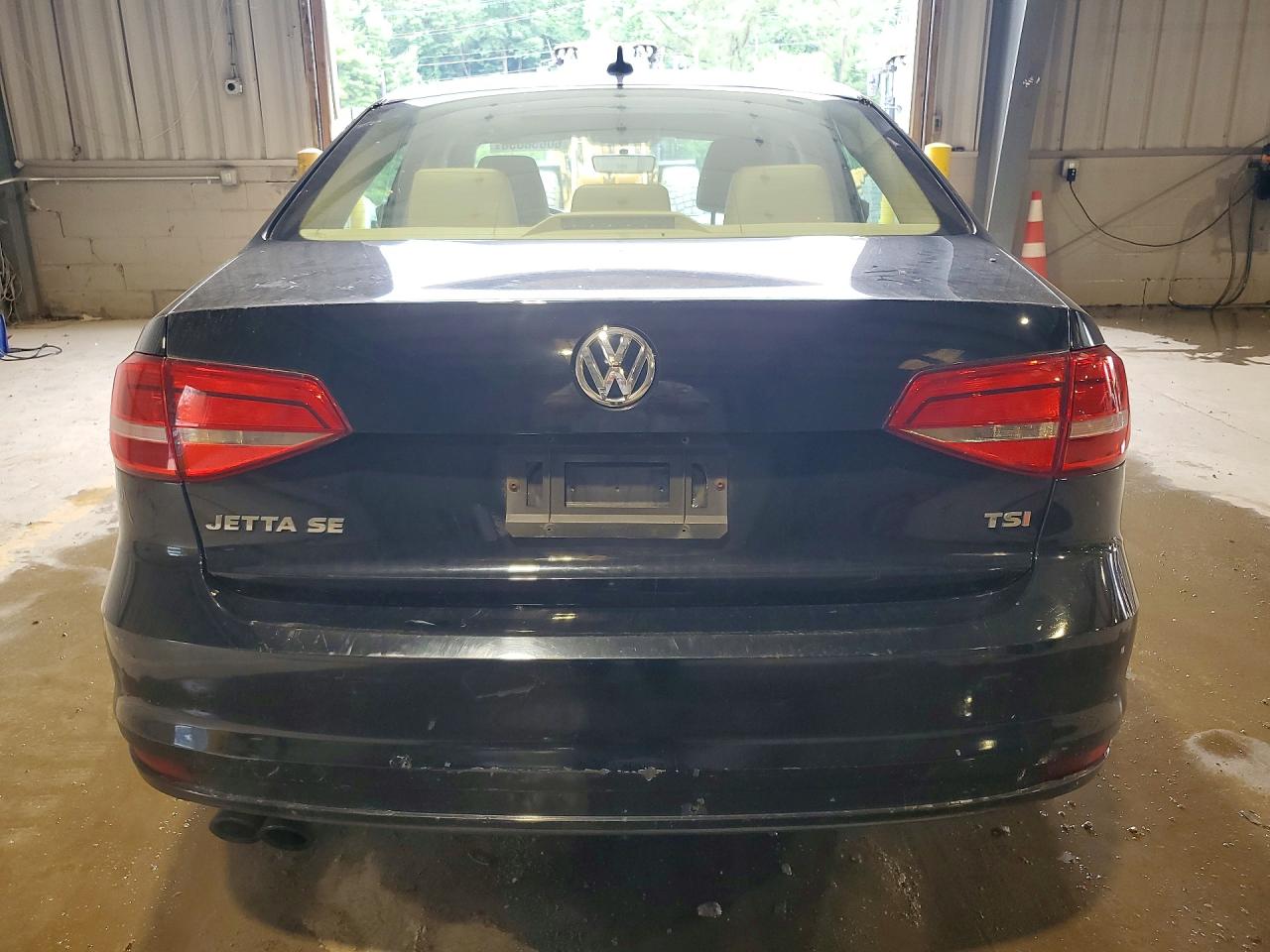2015 Volkswagen Jetta Se Black vin: 3VWD17AJ0FM290953