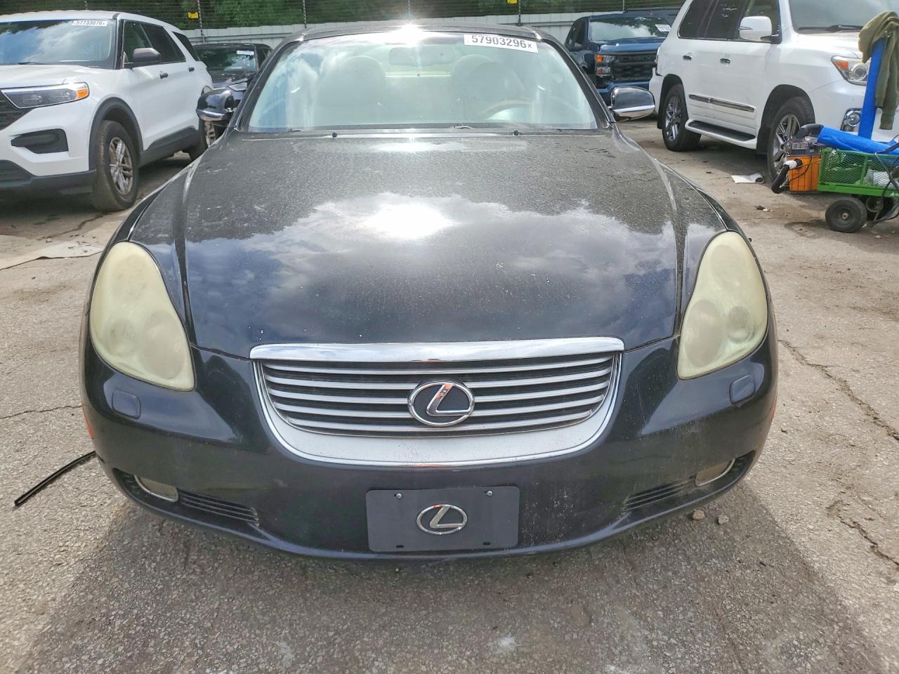 2003 Lexus Sc 430 Black vin: JTHFN48YX30039047