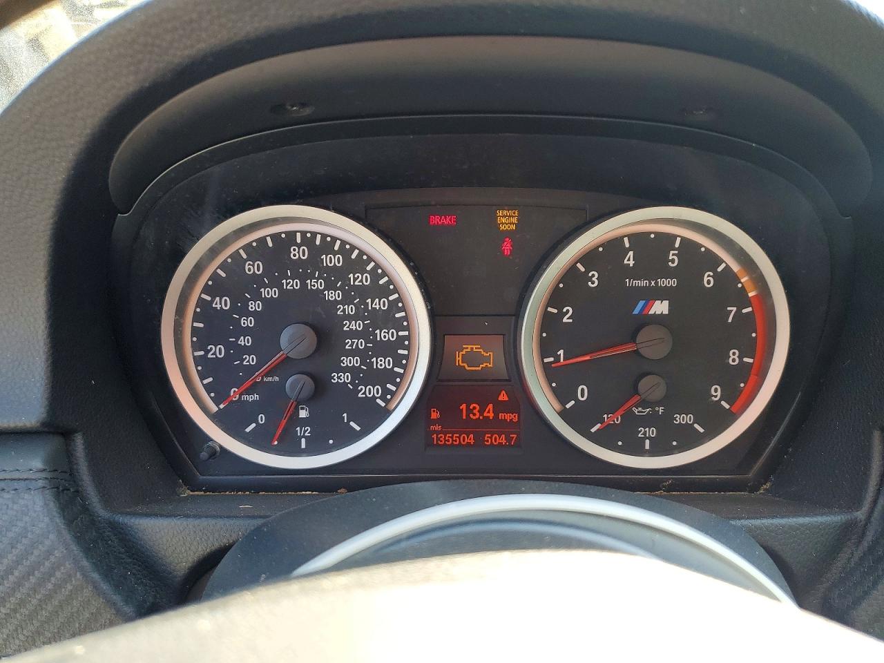 2008 Bmw M3 Black vin: WBSWD93578PY40671