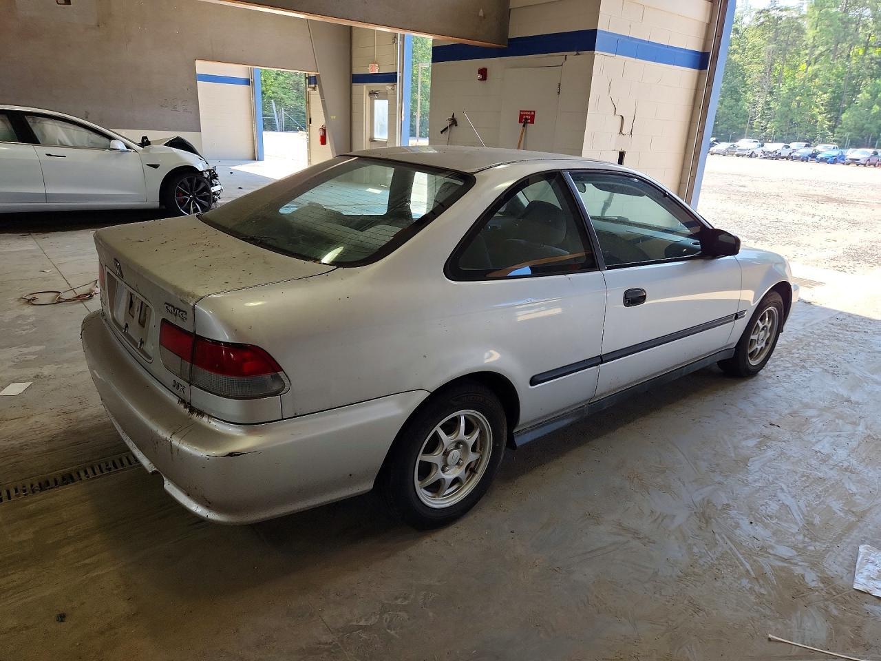 2000 Honda Civic Hx Silver vin: 1HGEJ7221YL124462
