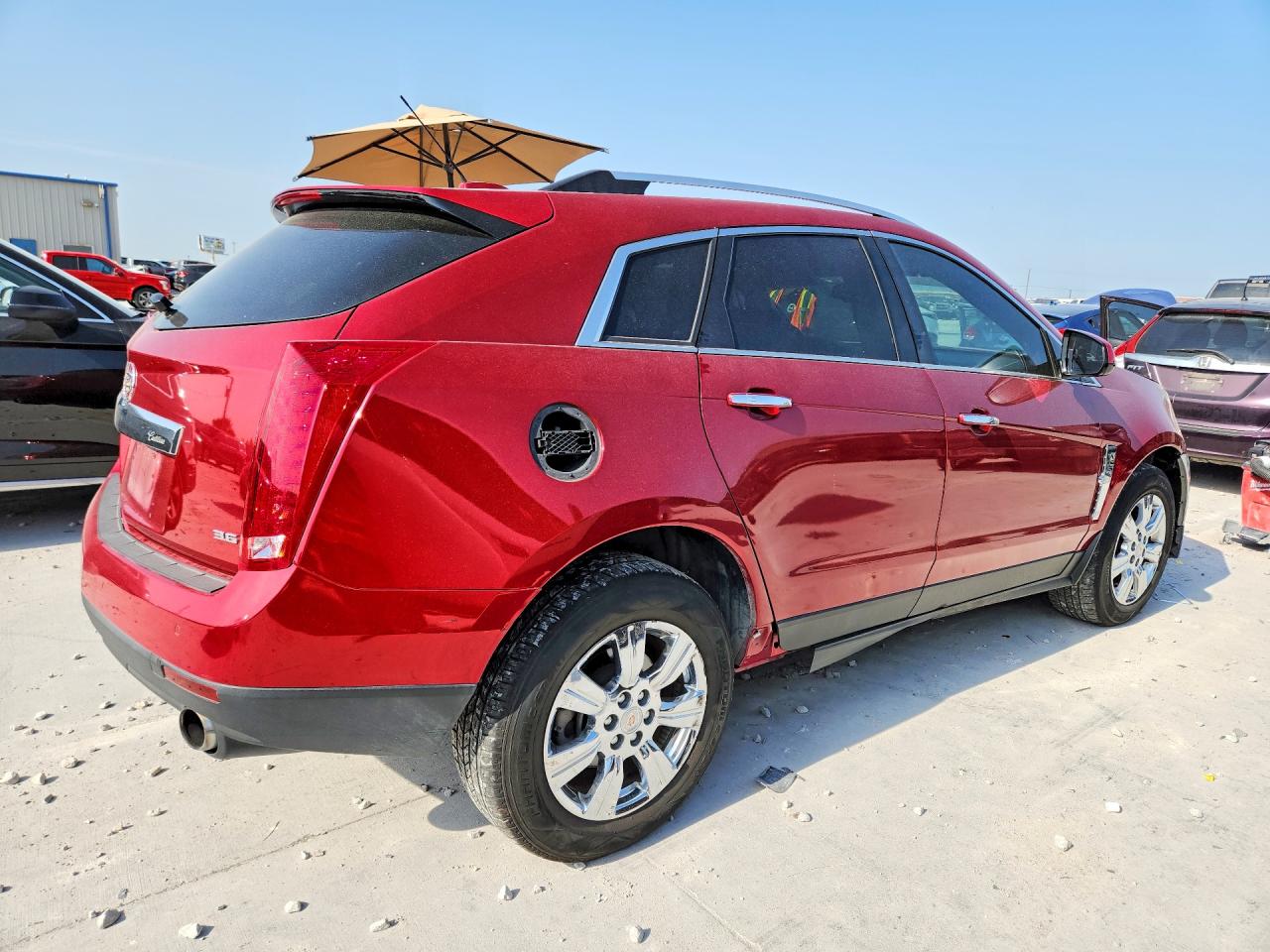 2015 Cadillac Srx Luxury Collection Red vin: 3GYFNEE38FS619954