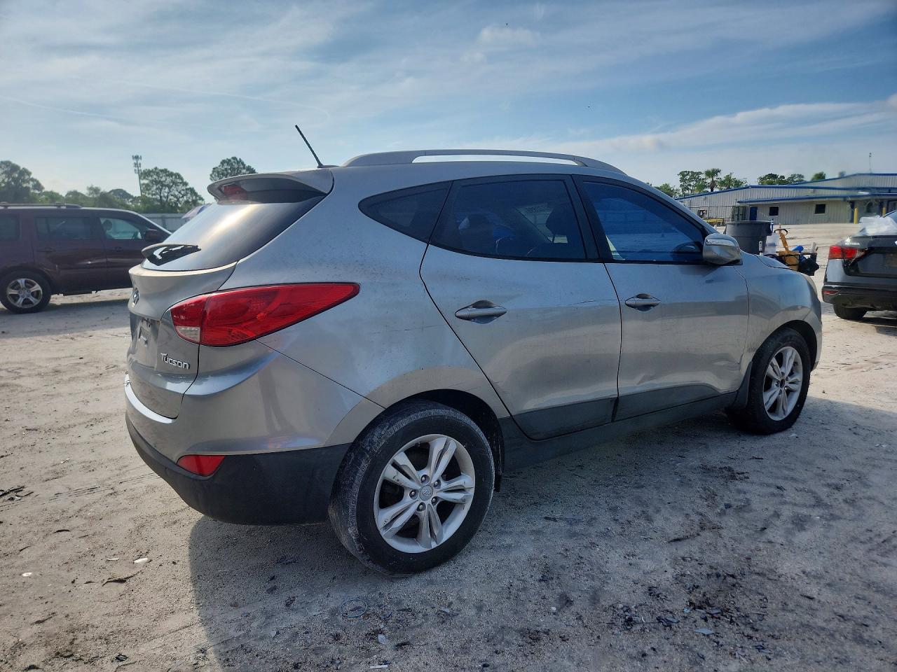 2012 Hyundai Tucson Gls Silver vin: KM8JU3AC2CU485494