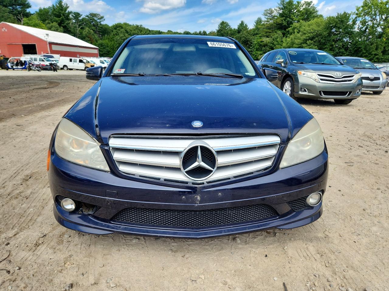 2010 Mercedes-benz C 300 4matic Blue vin: WDDGF8BB9AF475130