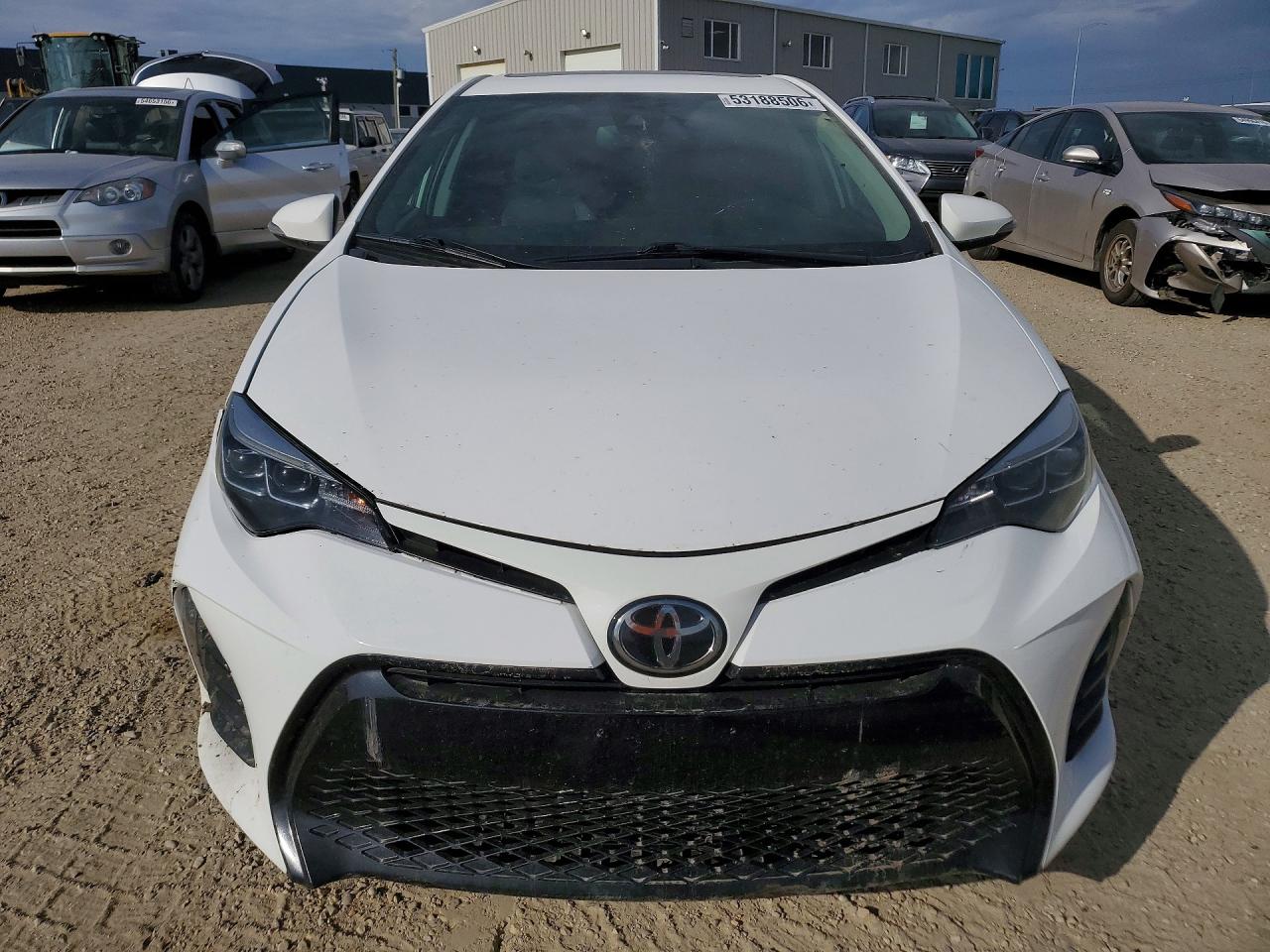 2019 Toyota Corolla L White vin: 2T1BURHE4KC185082