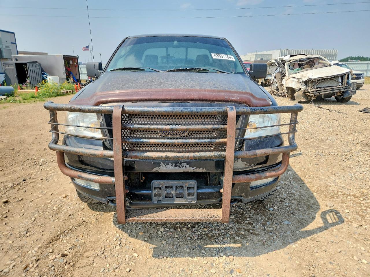 2004 Ford F150 Black vin: 1FTPX145X4KD95448