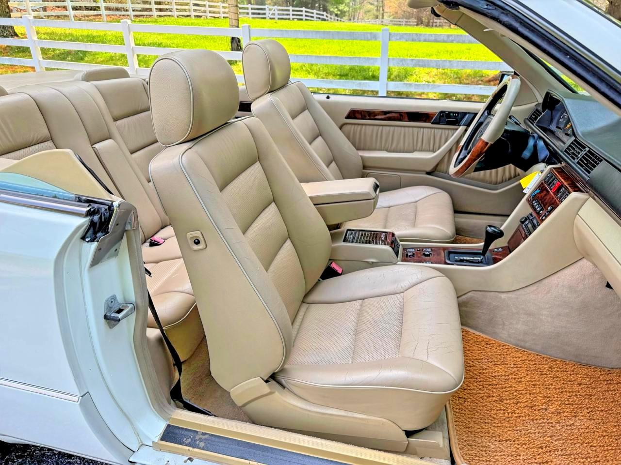 1995 Mercedes-benz E 320 White vin: WDBEA66E5SC282399