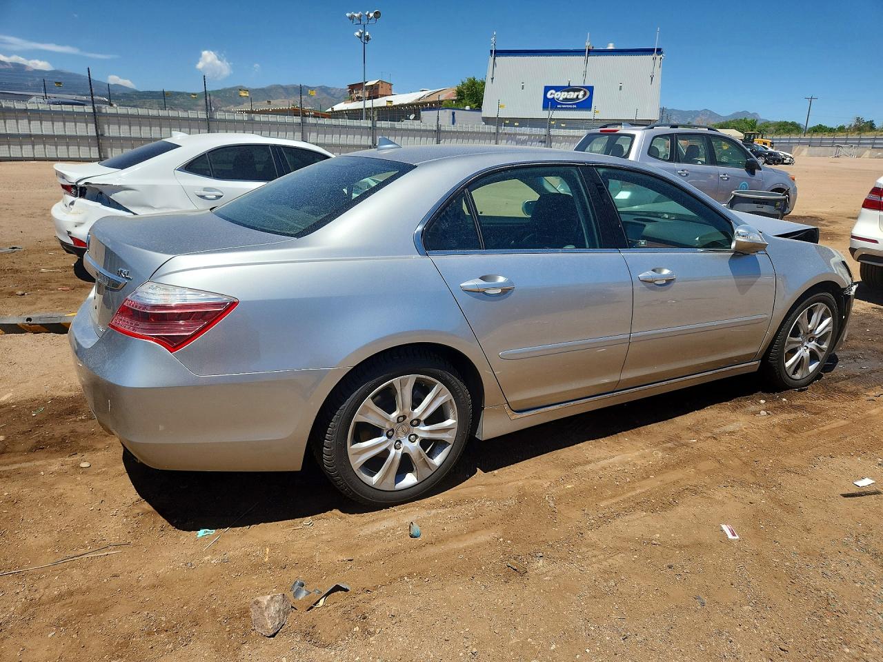 2009 Acura Rl Silver vin: JH4KB26659C002542