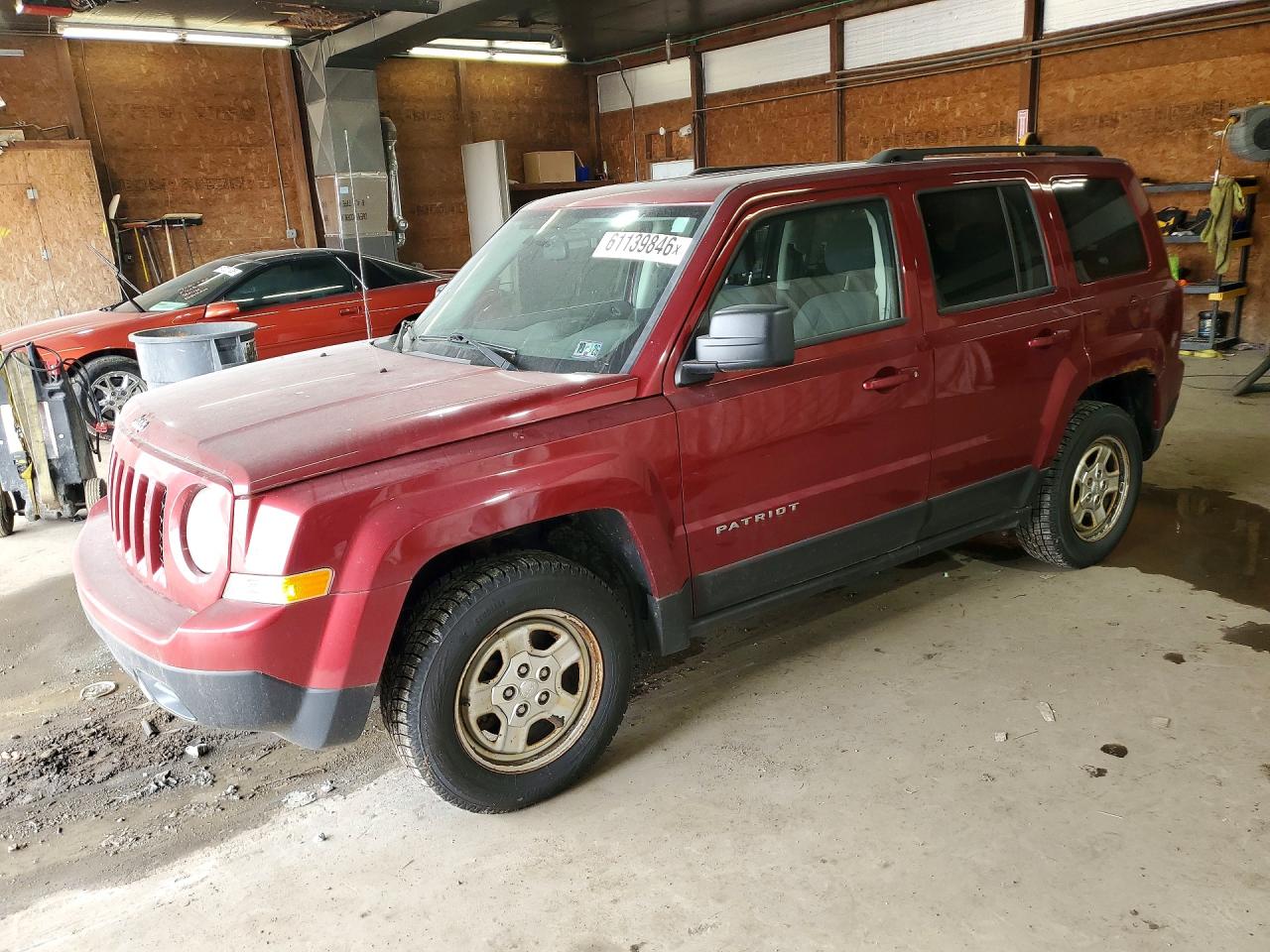 2015 Jeep Patriot Sport Maroon vin: 1C4NJRBB8FD130938