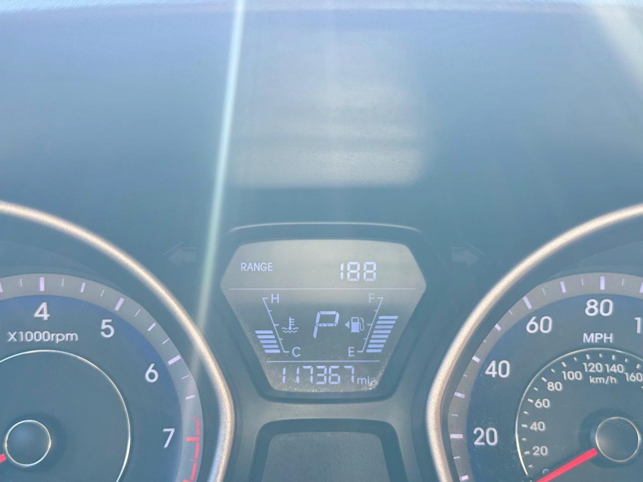 2014 Hyundai Elantra Se Blue vin: KMHDH4AE0EU184332