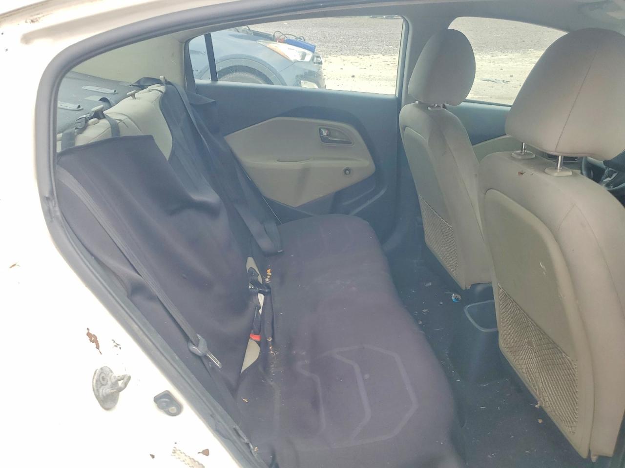 2015 Kia Rio Lx White vin: KNADM4A30F6450935