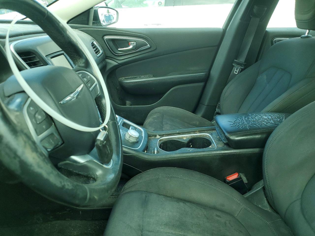 2015 Chrysler 200 Limited Black vin: 1C3CCCAG3FN525457