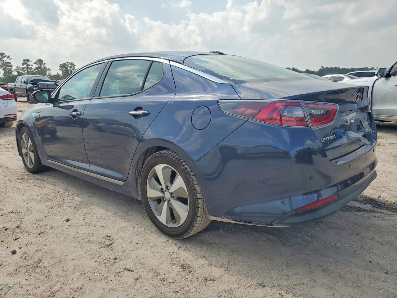 2014 Kia Optima Hybrid Gray vin: KNAGN4AD2E5068722
