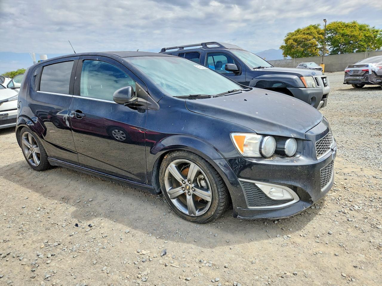 2013 Chevrolet Sonic Rs Black vin: 1G1JH6SB3D4152960