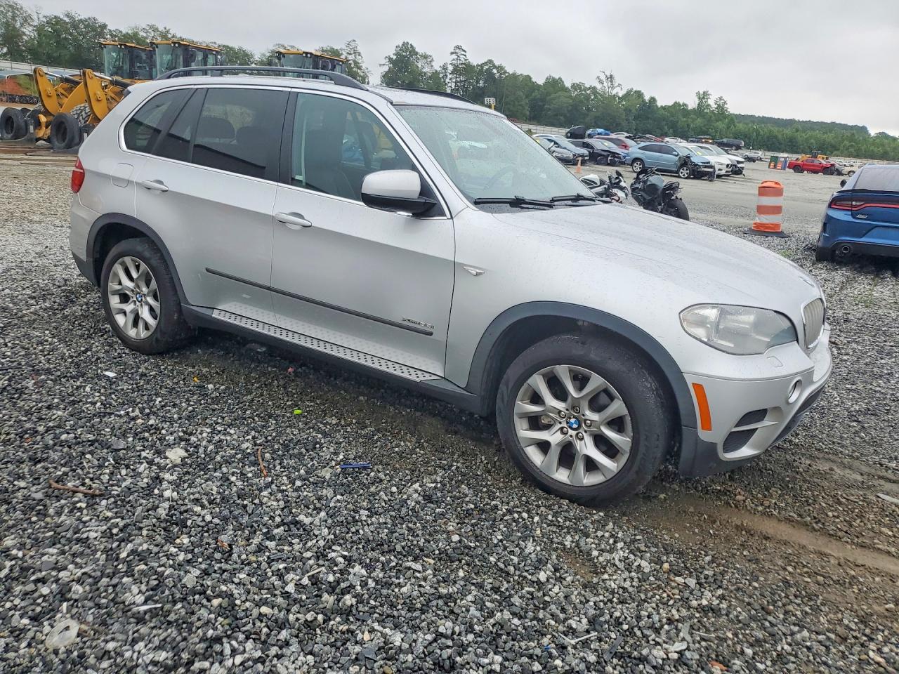 2013 Bmw X5 Xdrive35i Silver vin: 5UXZV4C5XD0B06938