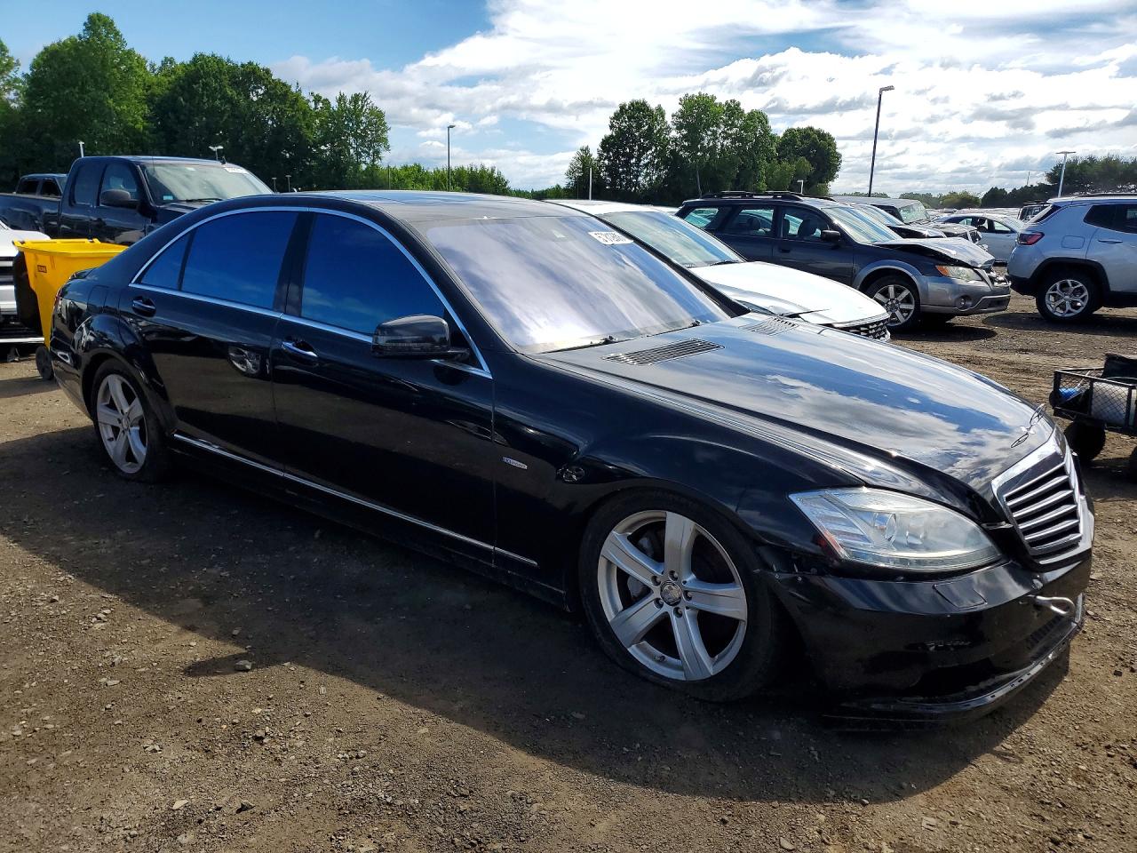 2012 Mercedes-benz S 550 4matic Black vin: WDDNG9EB4CA448665