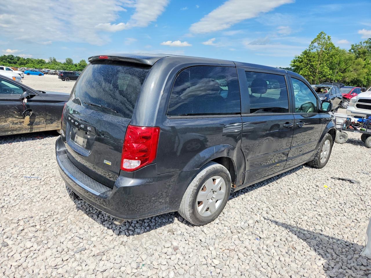 2012 Dodge Grand Caravan Se Серый vin: 2C4RDGBG6CR420208