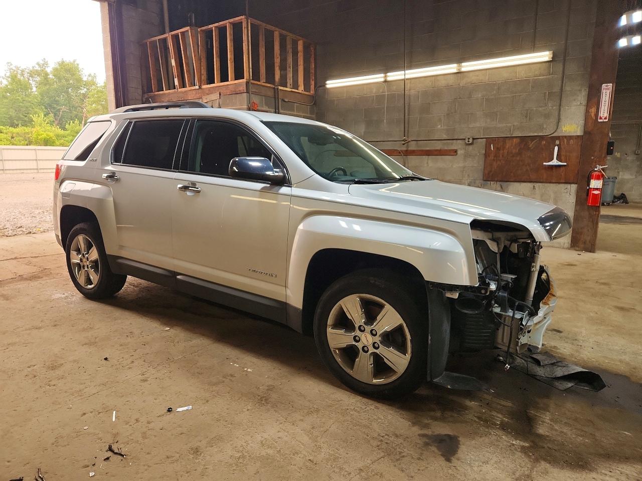 2015 Gmc Terrain Sle Silver vin: 2GKFLRE33F6217765