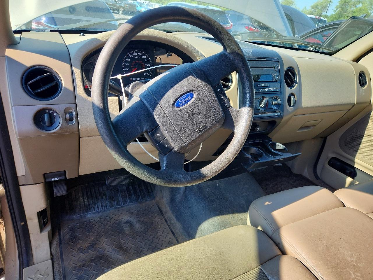 2007 Ford F150 Gold vin: 1FTRF12297NA25258