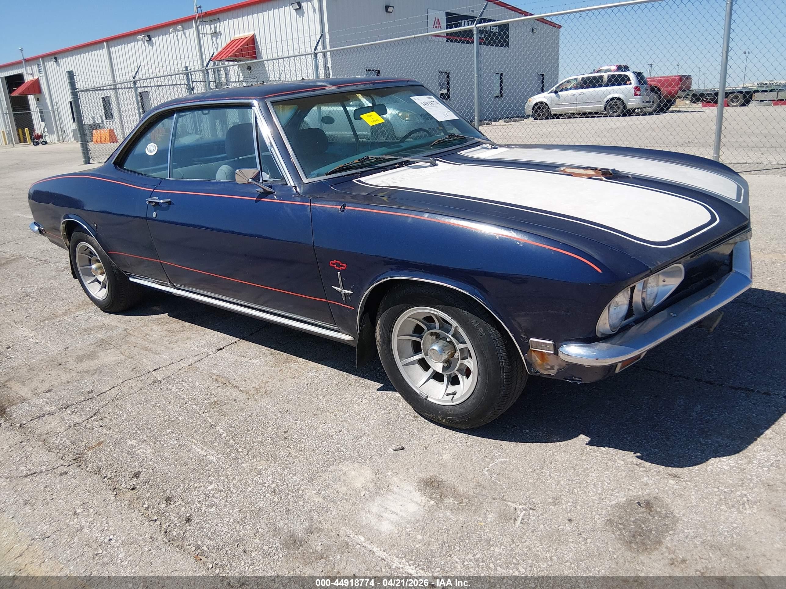 1968 Chevrolet Corvair   Синий vin: 105378W114327    