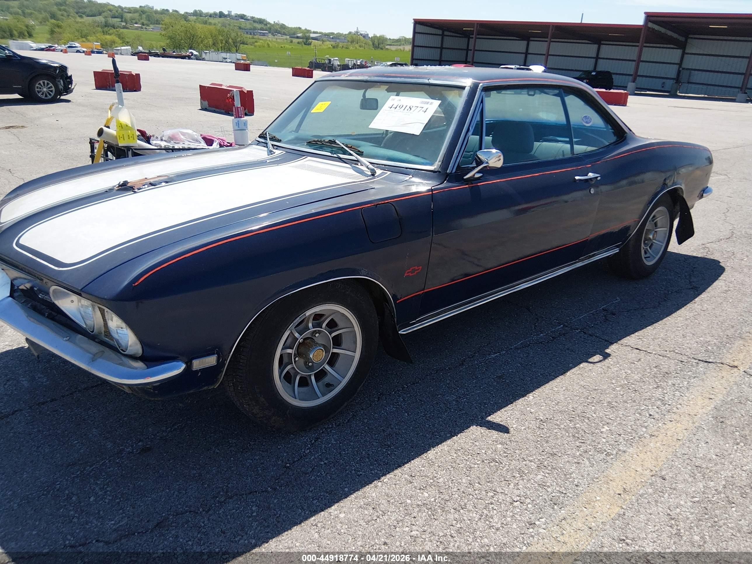 1968 Chevrolet Corvair   Blue vin: 105378W114327    