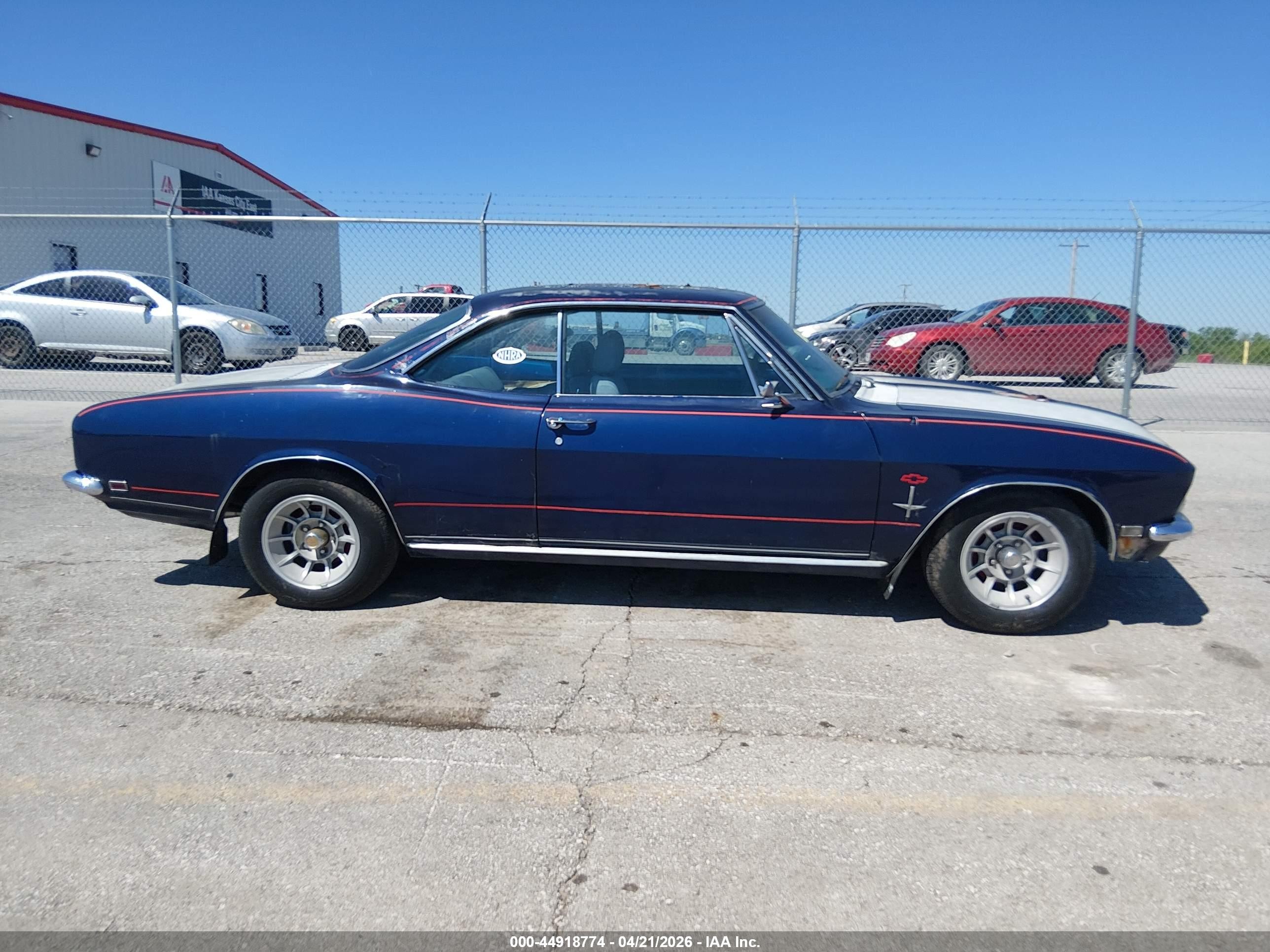 1968 Chevrolet Corvair   Blue vin: 105378W114327    