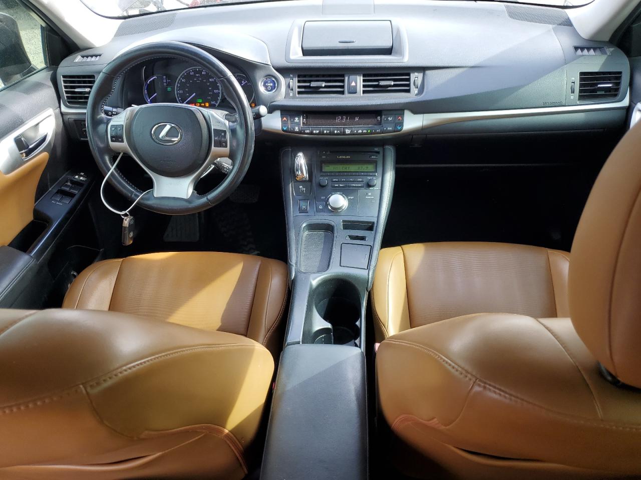 2012 Lexus Ct 200 Brown vin: JTHKD5BH8C2075744