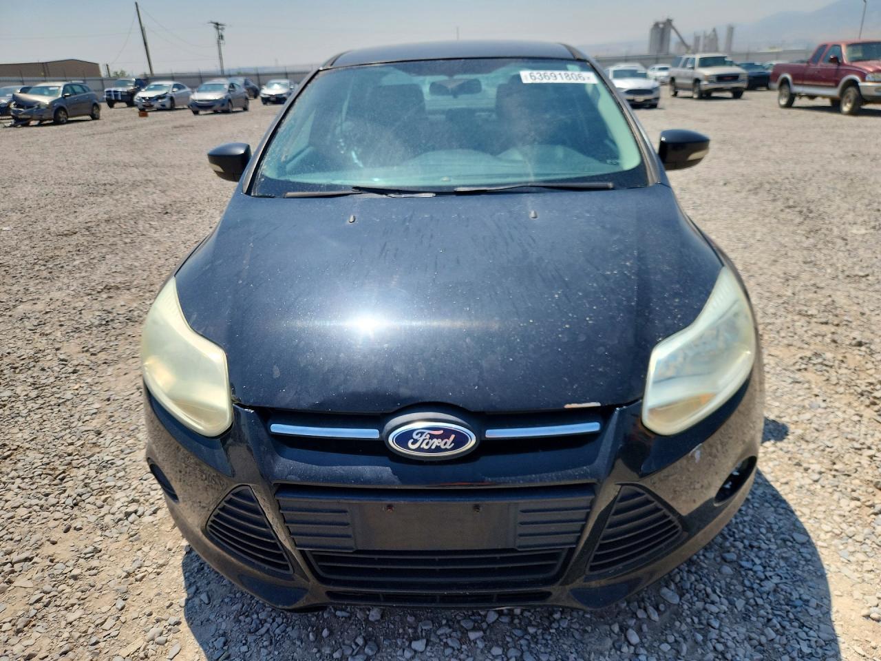 2013 Ford Focus Se Black vin: 1FADP3F2XDL212938
