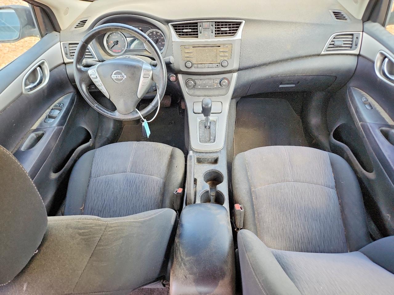 2014 Nissan Sentra Sv Blue vin: 3N1AB7AP6EY220679